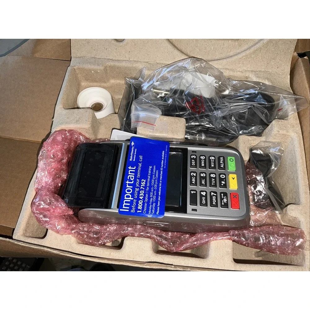 First Data Fd410‎ Dw Emv Wireless Handheld Credit Card Terminal
